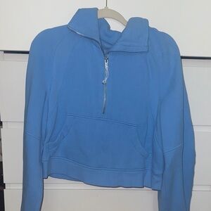 lululemon Blue half-zip Sweater